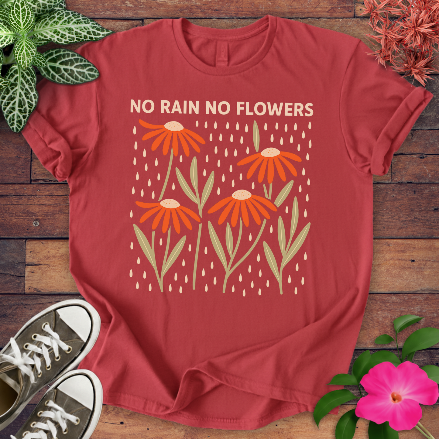 No Rain Flowers T-shirt