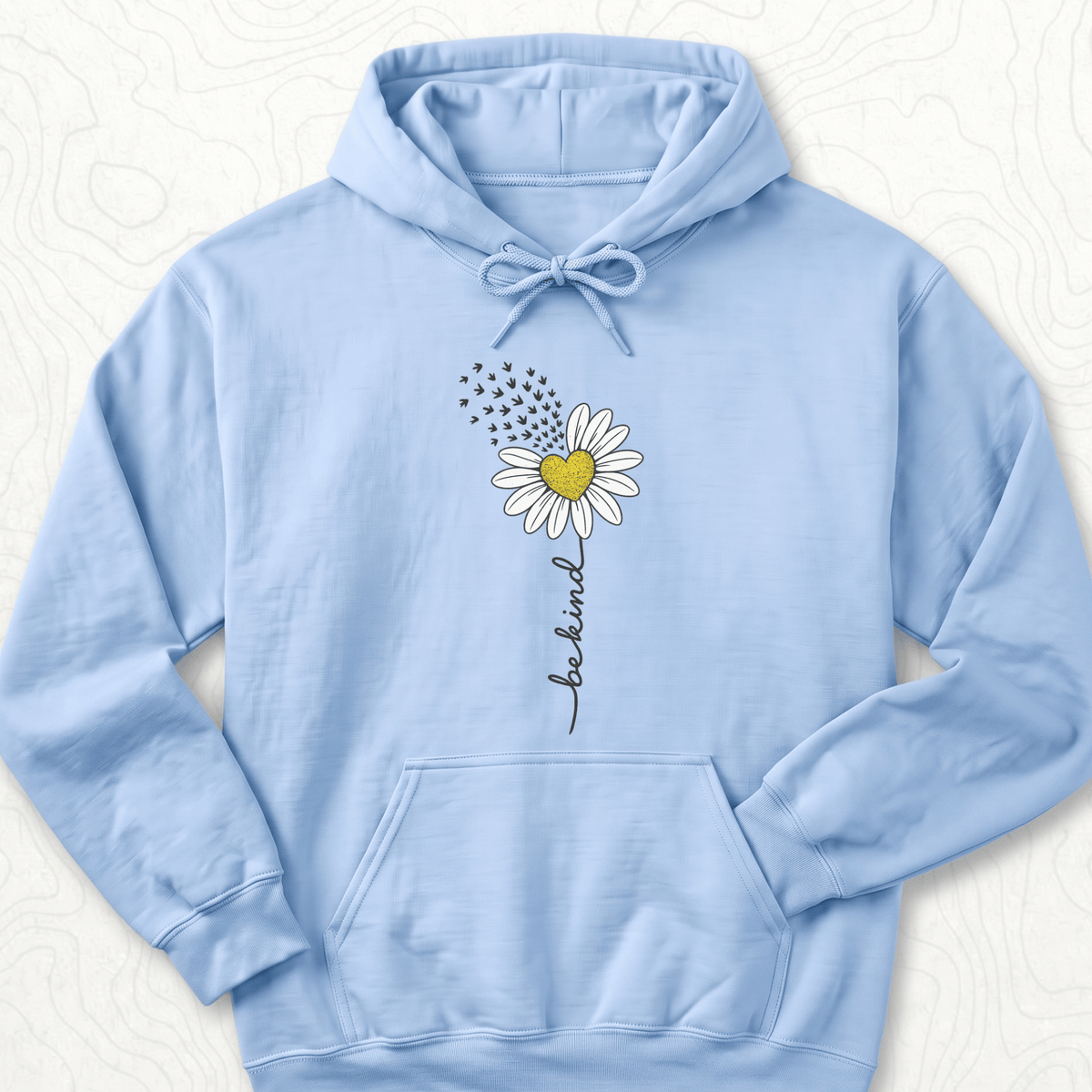 Be Kind Hoodie - Light Blue