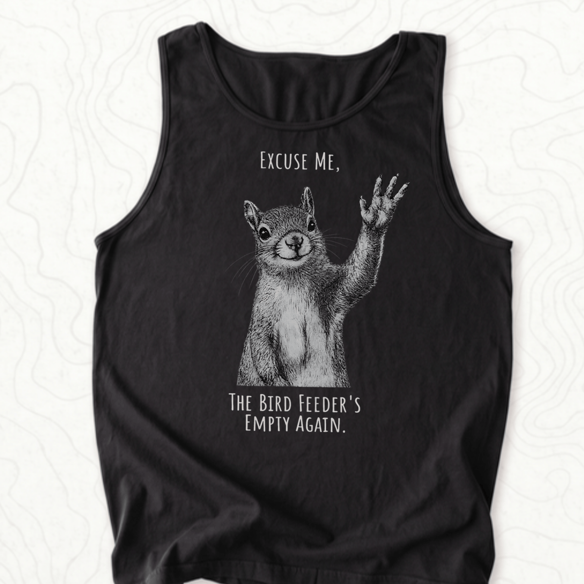 Bird Feeder Empty Tank Top - Black
