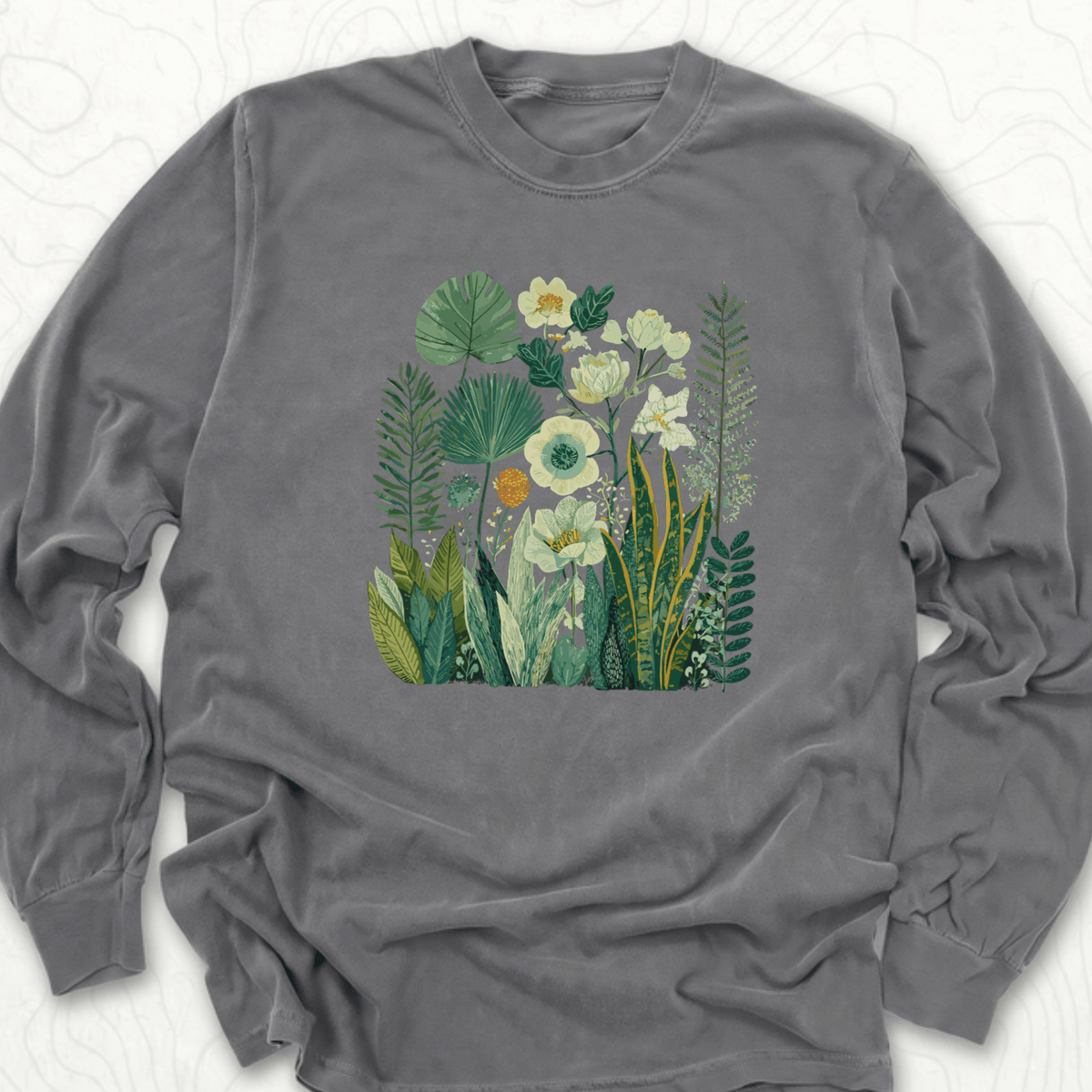 Botanical Garden LS T-shirt - Pepper
