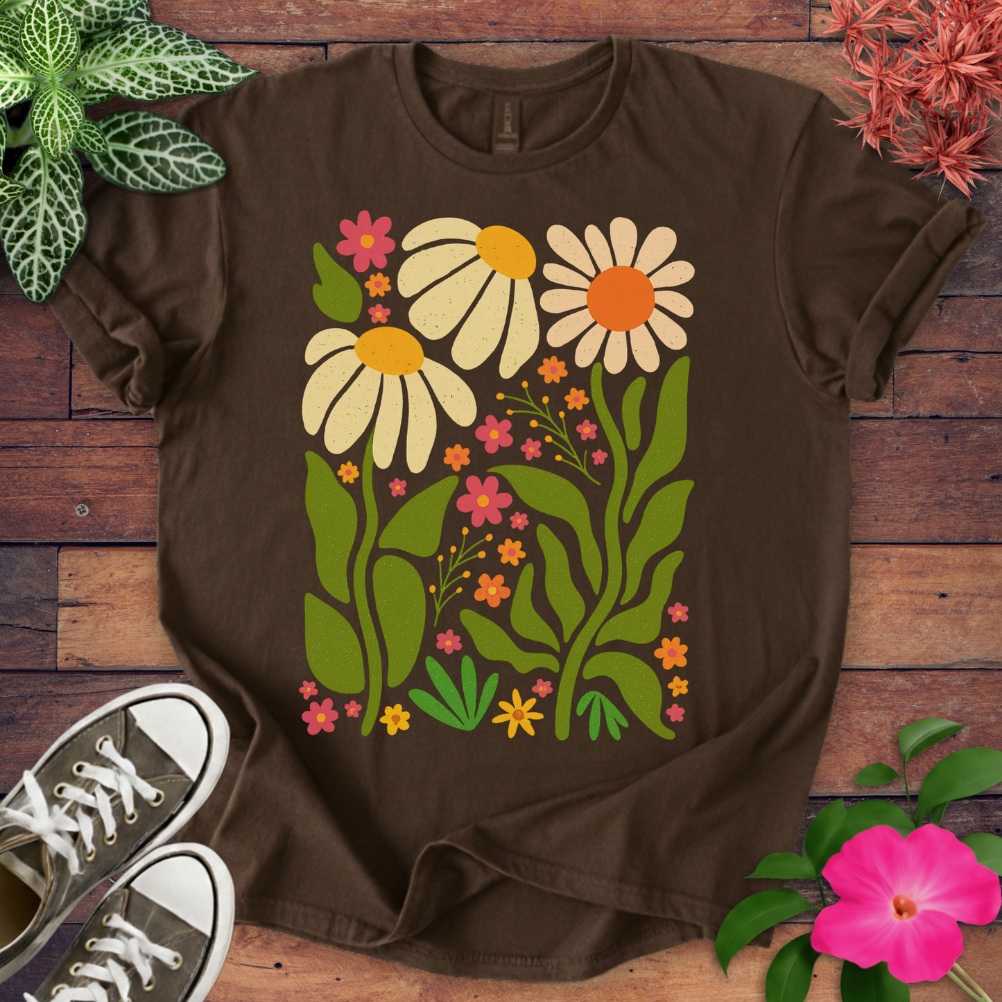 Whimsical Wildflowers T-shirt