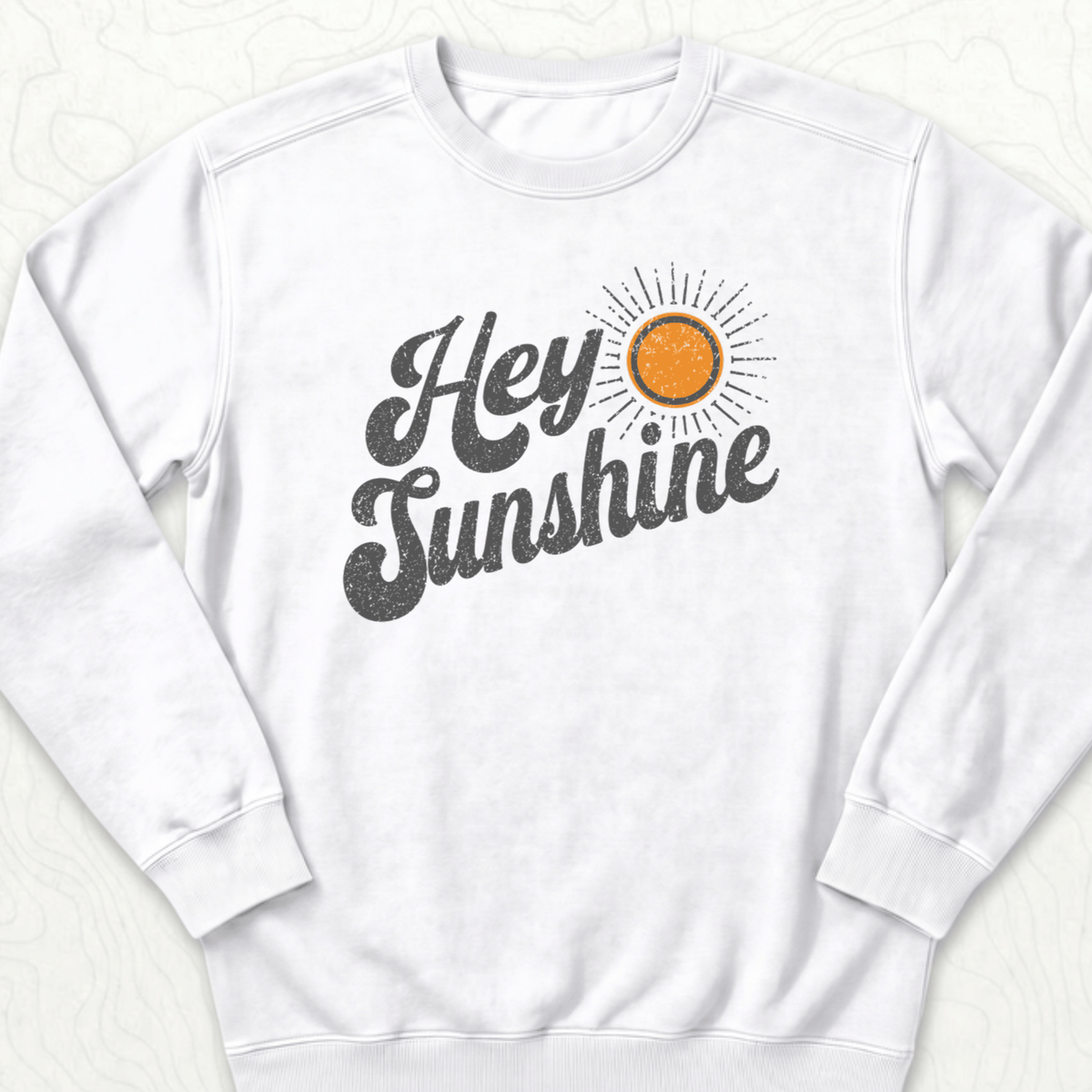 Hey Sunshine Sweatshirt - White