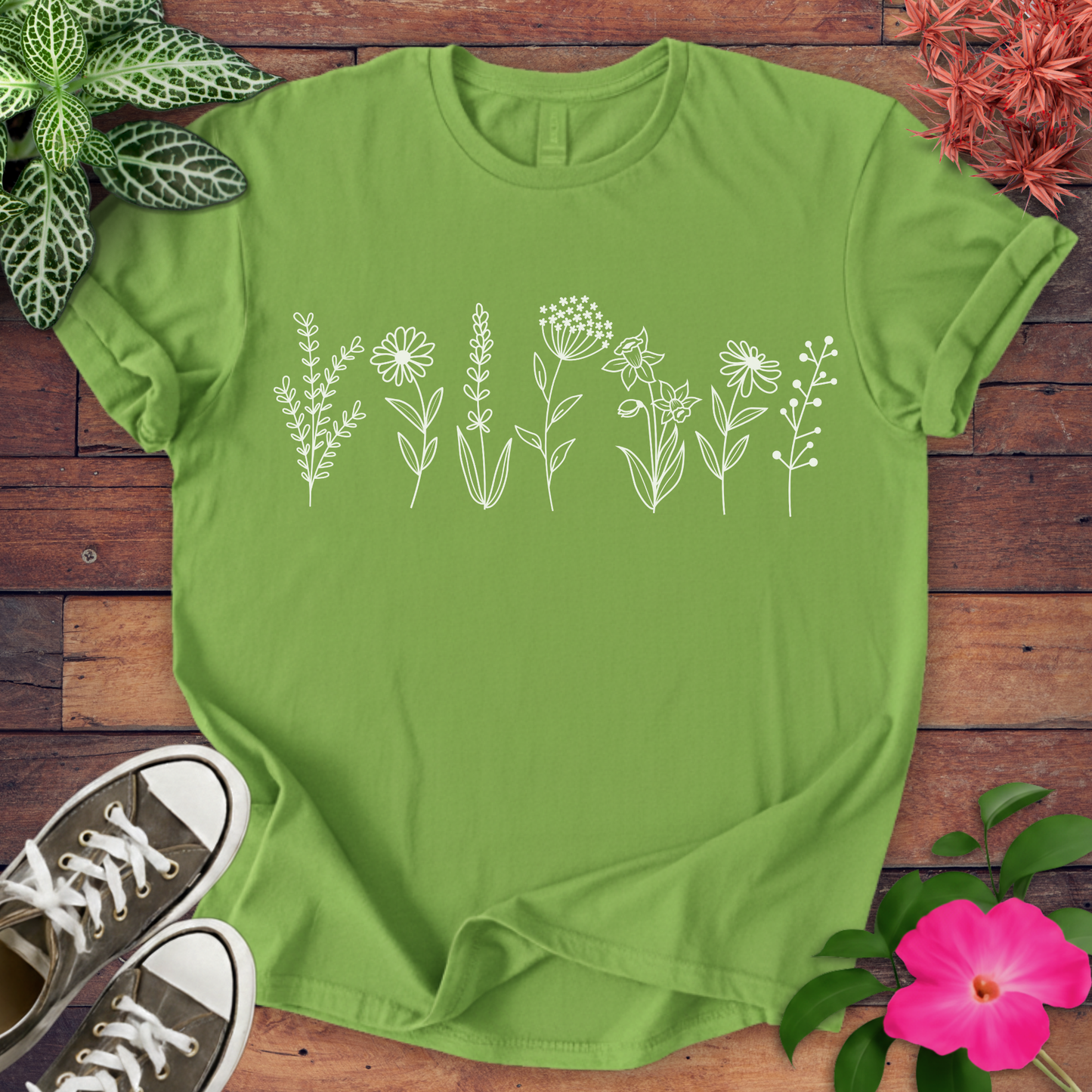 Wildflower Art T-shirt