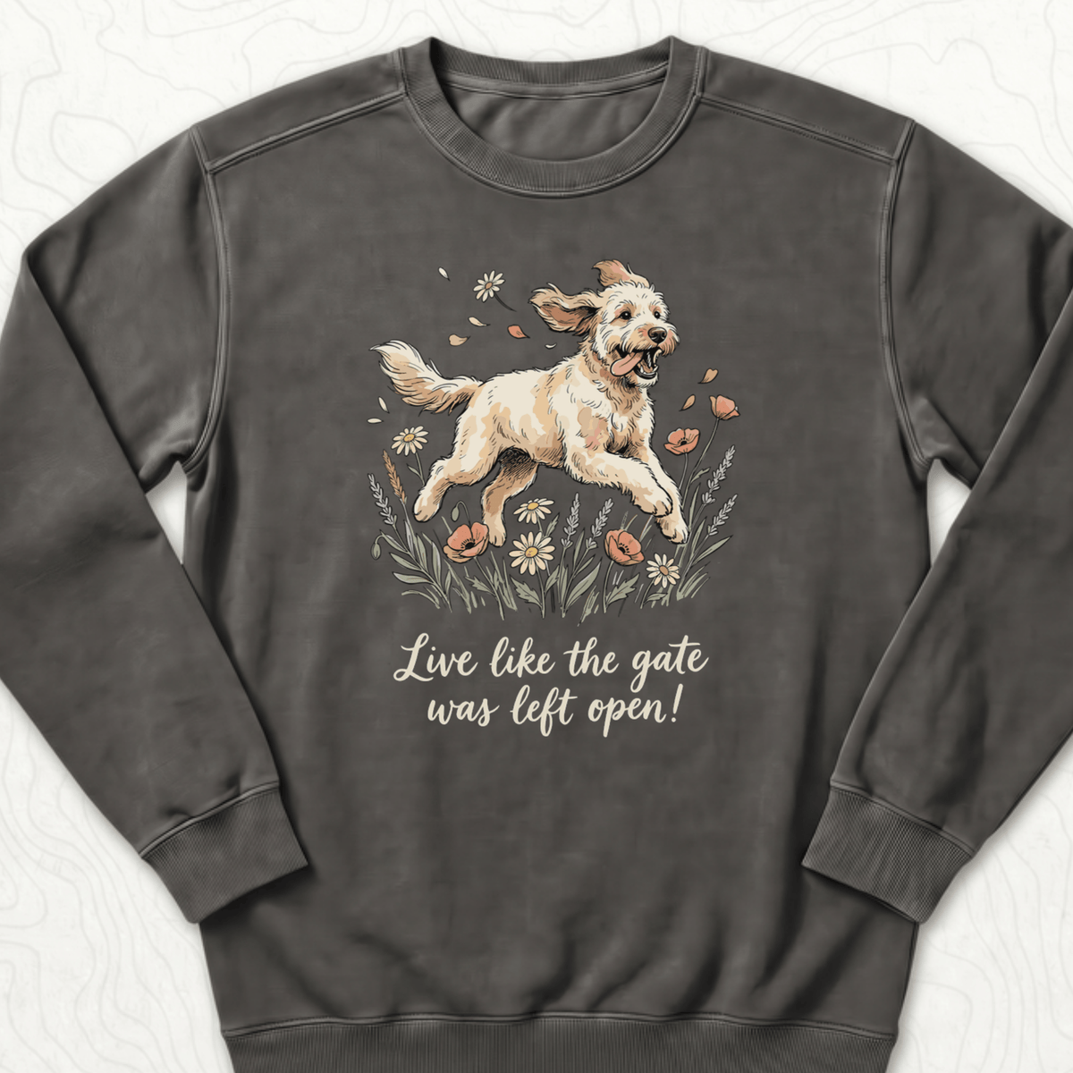 Live Like Sweatshirt - Pepper