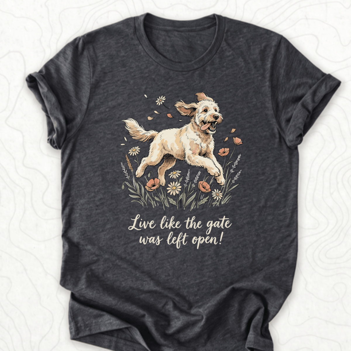 Live Like Tee - Dark Grey Heather