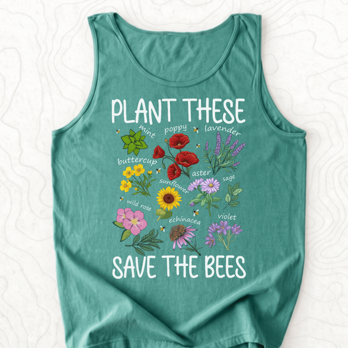 Plant These Tank Top - Light Green