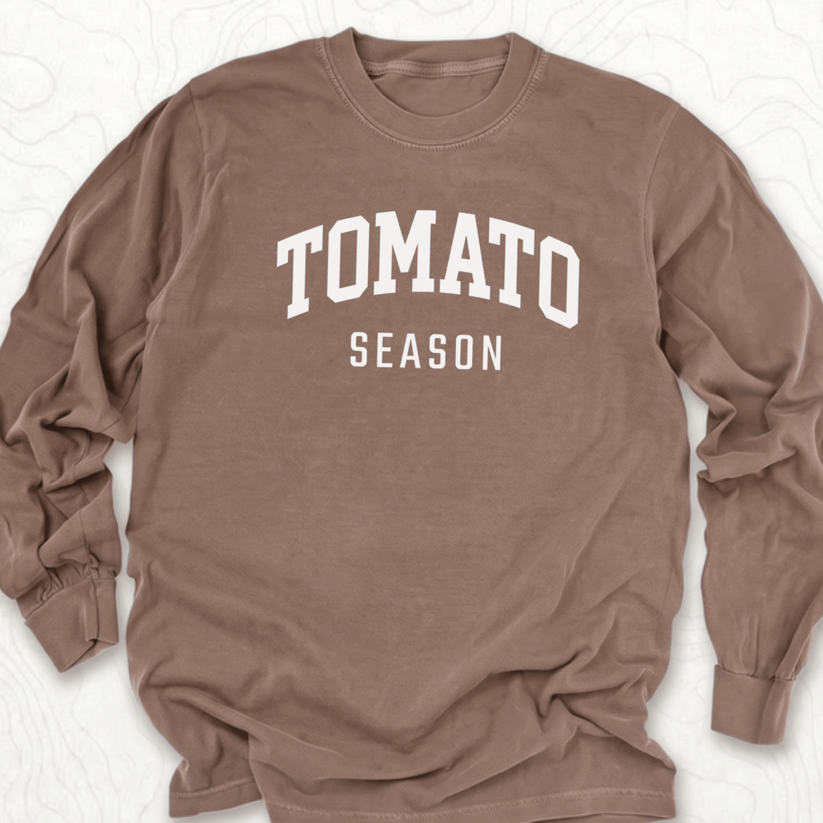 Tomato Season LS T-shirt - Espresso