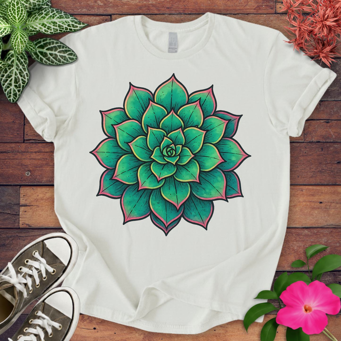 Vibrant Succulent T-shirt