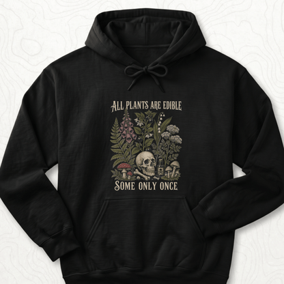 All Plants Edible Hoodie - Black