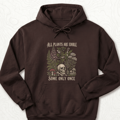 All Plants Edible Hoodie - Dark Chocolate