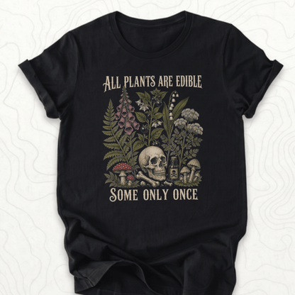 All Plants Edible Tee - Black
