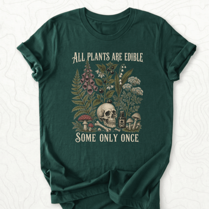 All Plants Edible Tee - Forest