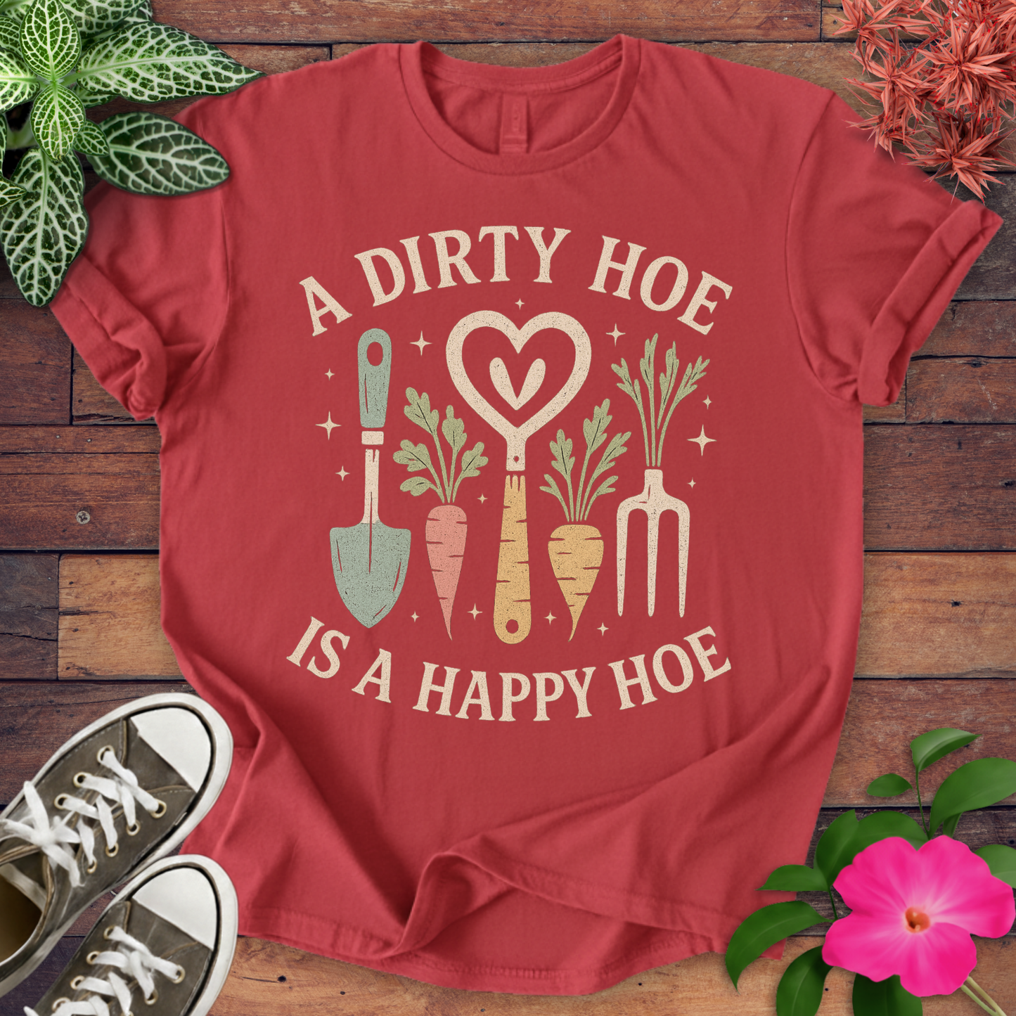 Dirty Hoe Happy Hoe T-shirt