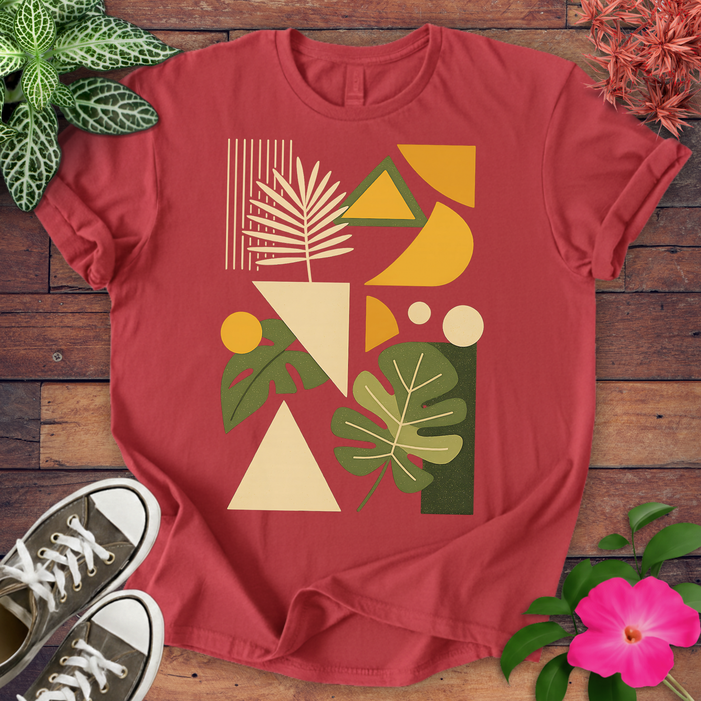Geometric Jungle T-shirt