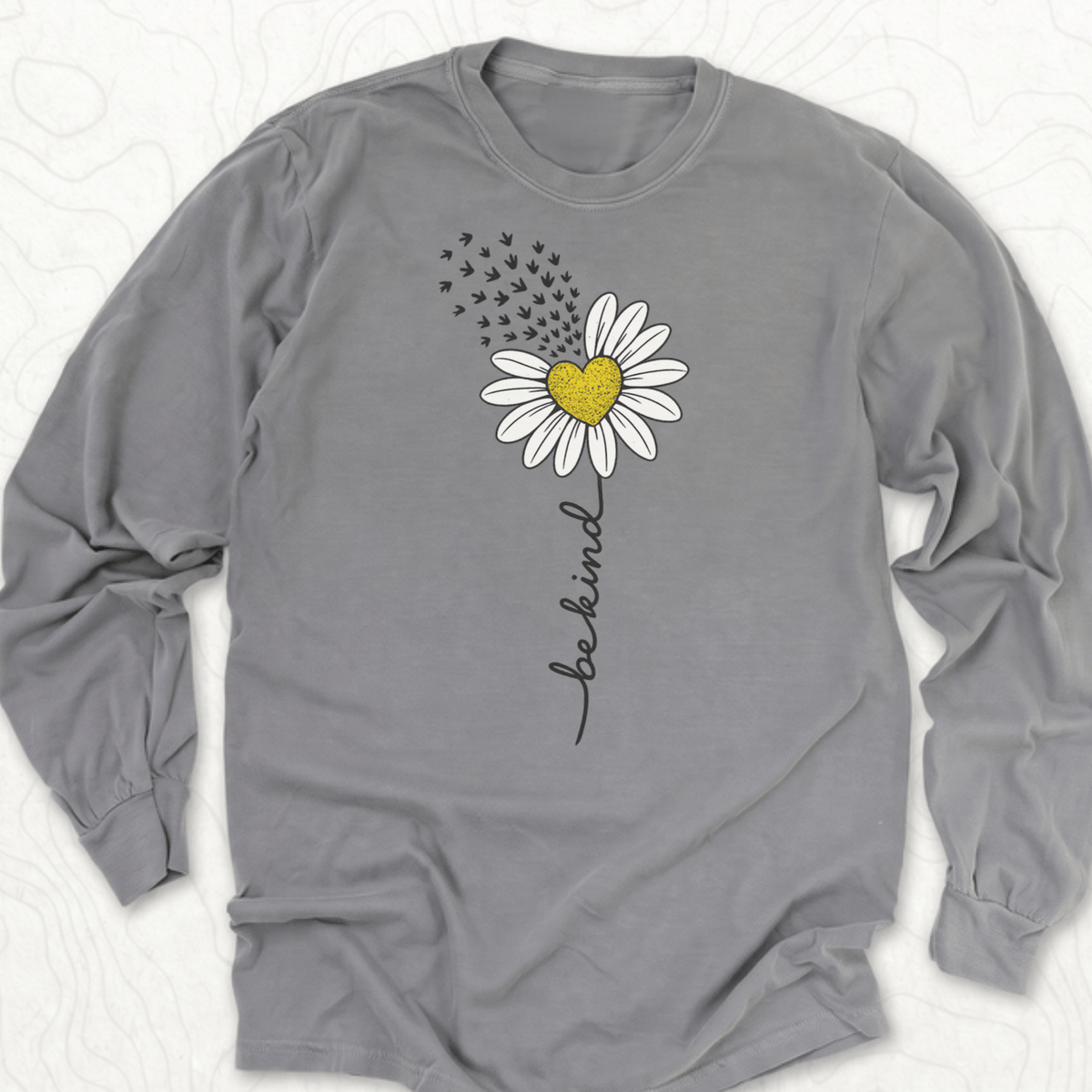 Be Kind LS T-shirt - Grey