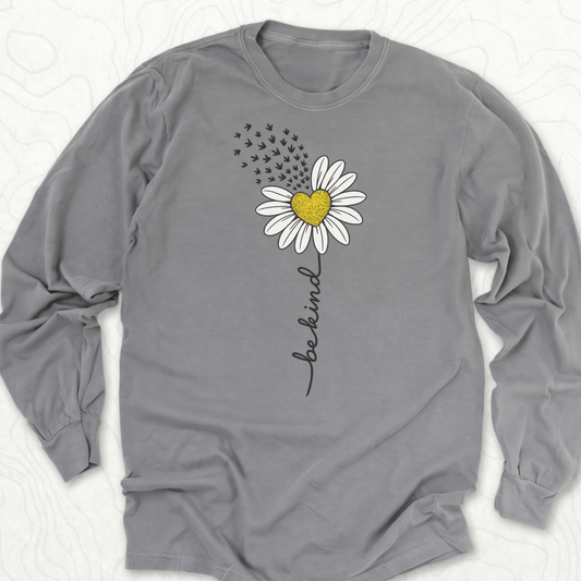 Be Kind LS T-shirt - Grey