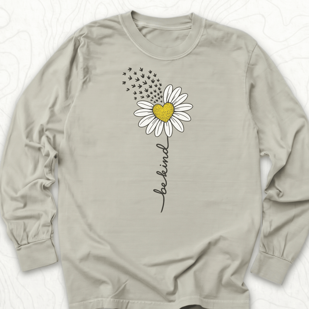 Be Kind LS T-shirt - Sandstone