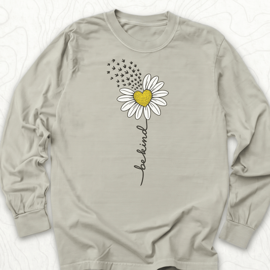 Be Kind LS T-shirt - Sandstone