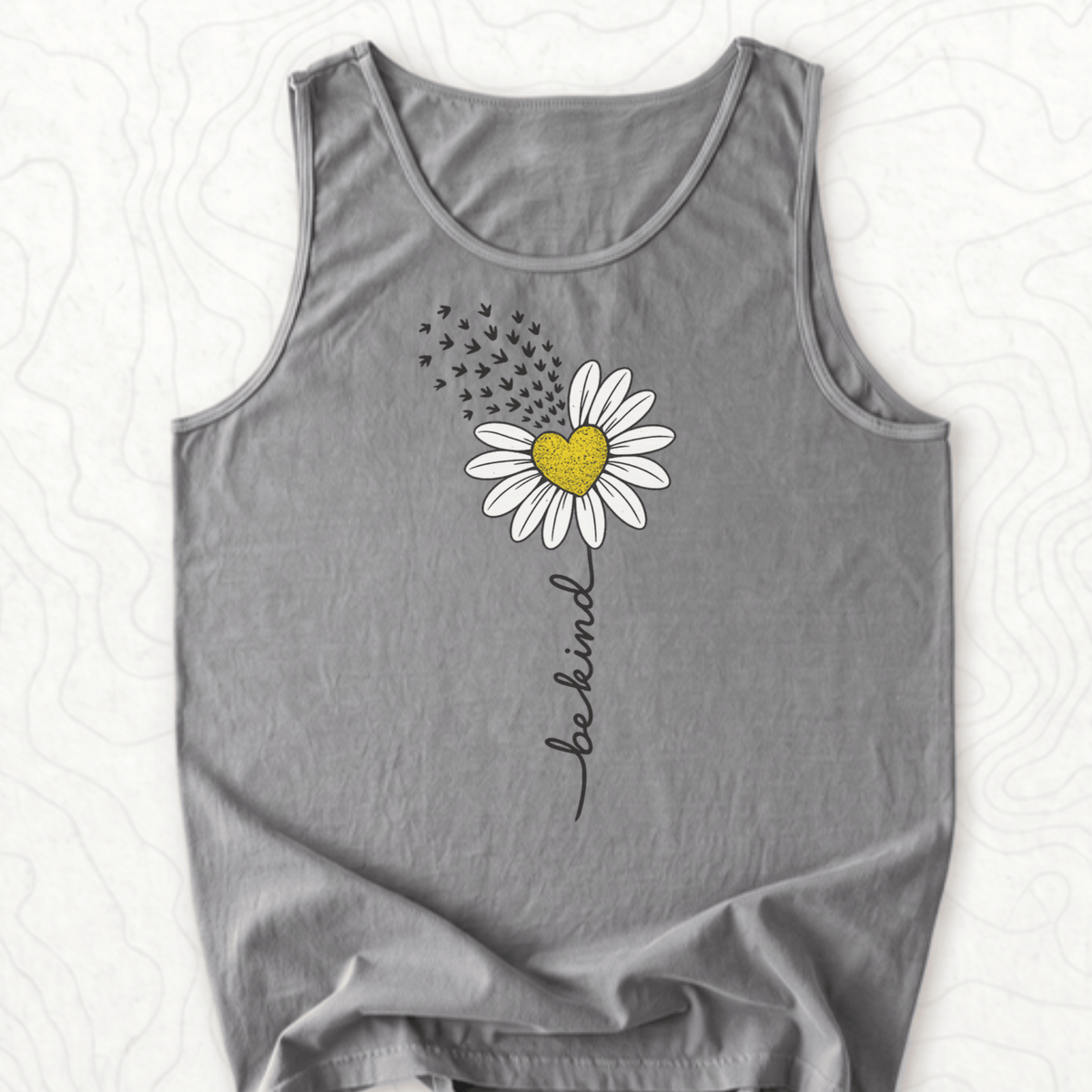 Be Kind Tank Top - Grey