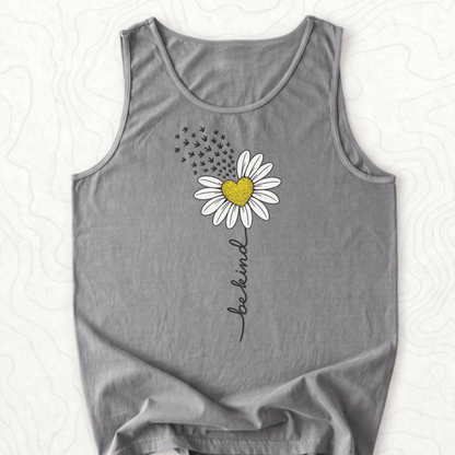 Be Kind Tank Top - Grey