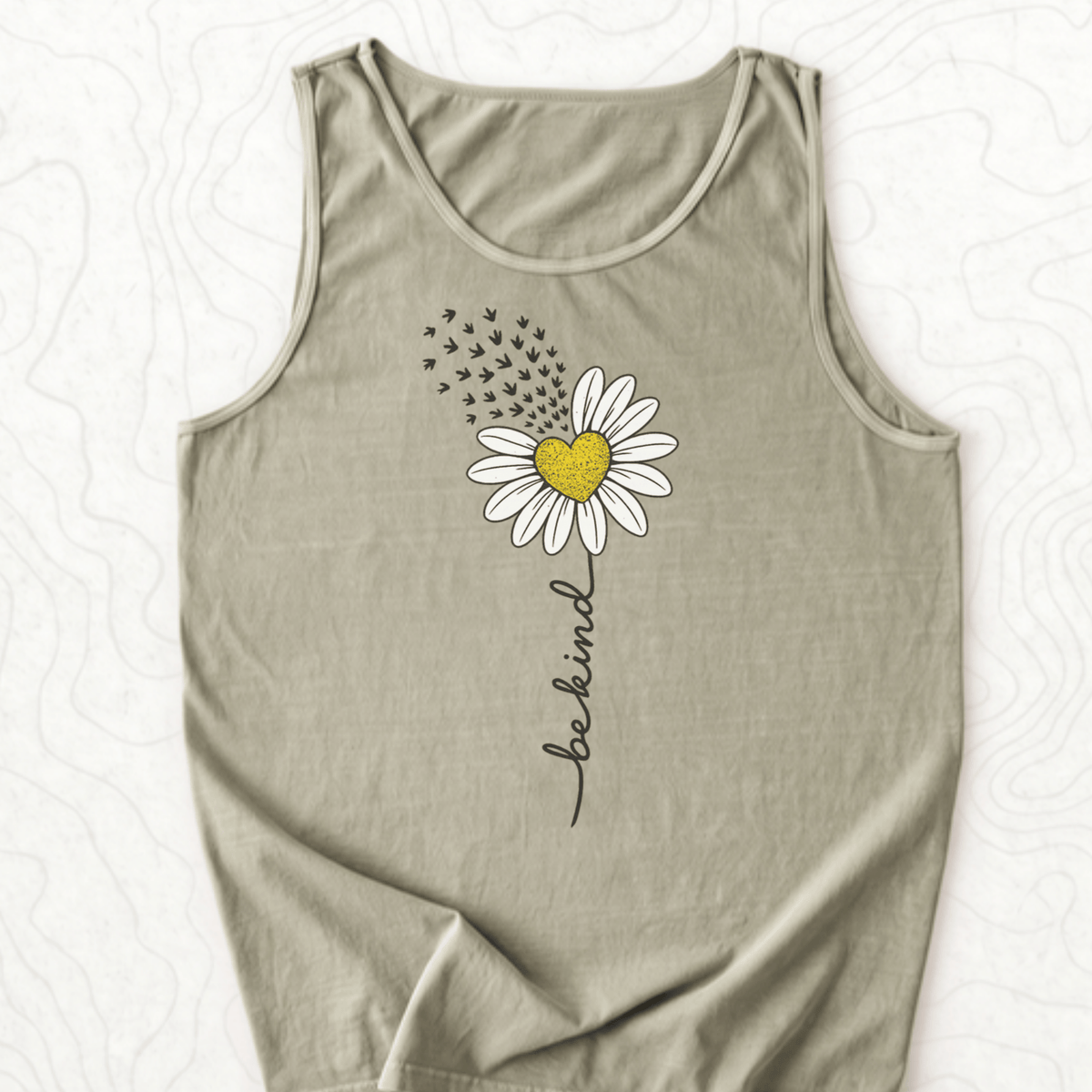 Be Kind Tank Top - Sandstone
