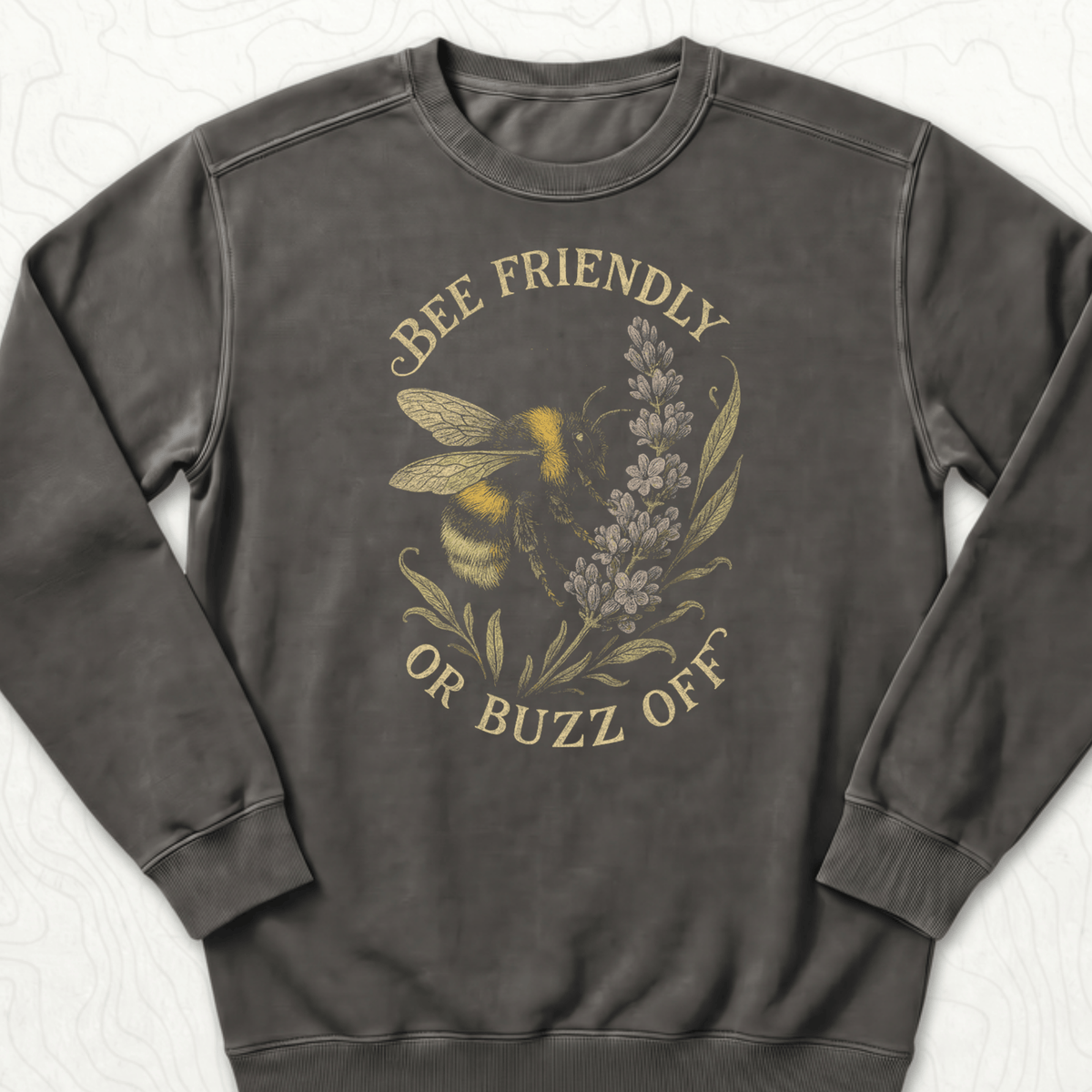 Bee Friendly Sweatshirt - Pepper