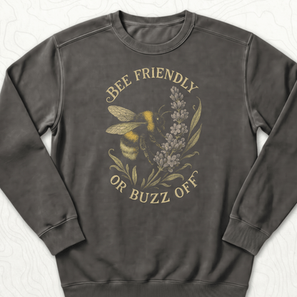 Bee Friendly Sweatshirt - Pepper