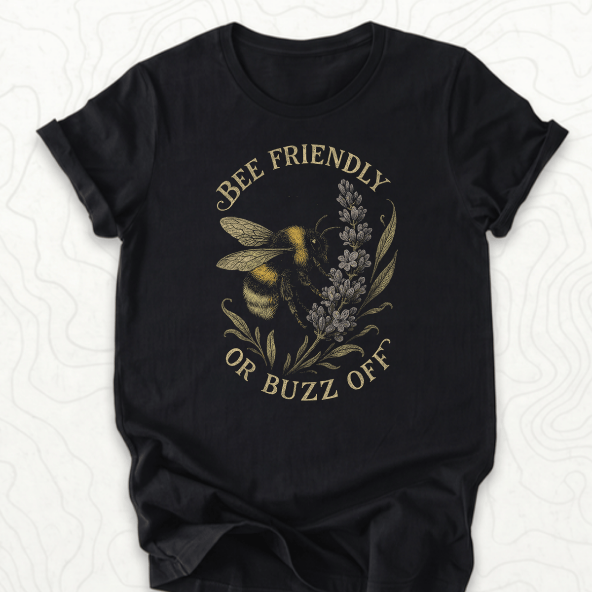 Bee Friendly Tee - Black
