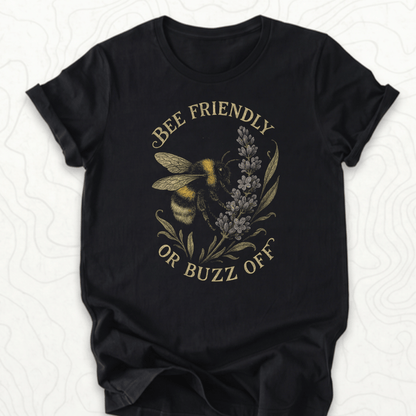 Bee Friendly Tee - Black