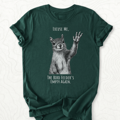 Bird Feeder Empty Tee - Forest