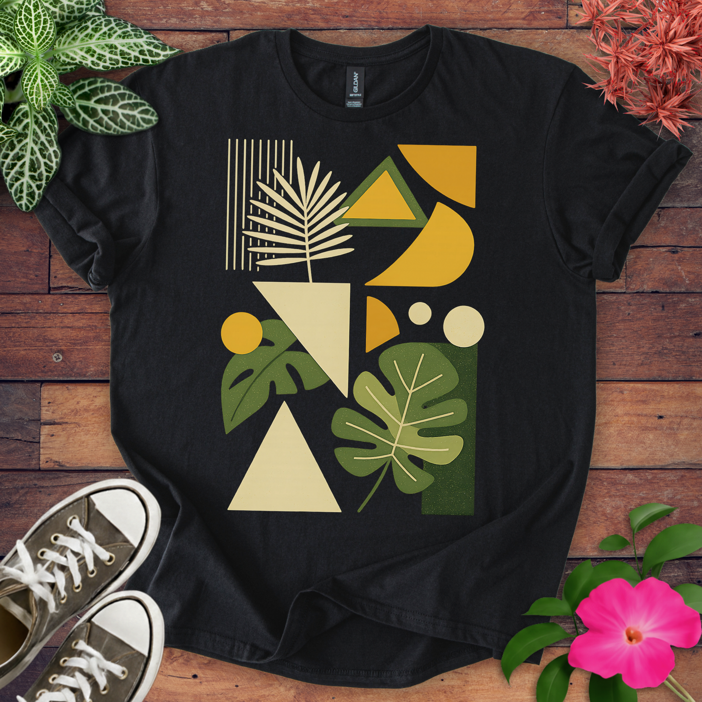 Geometric Jungle T-shirt