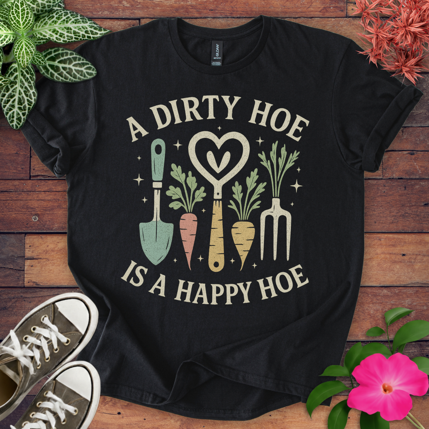 Dirty Hoe Happy Hoe T-shirt