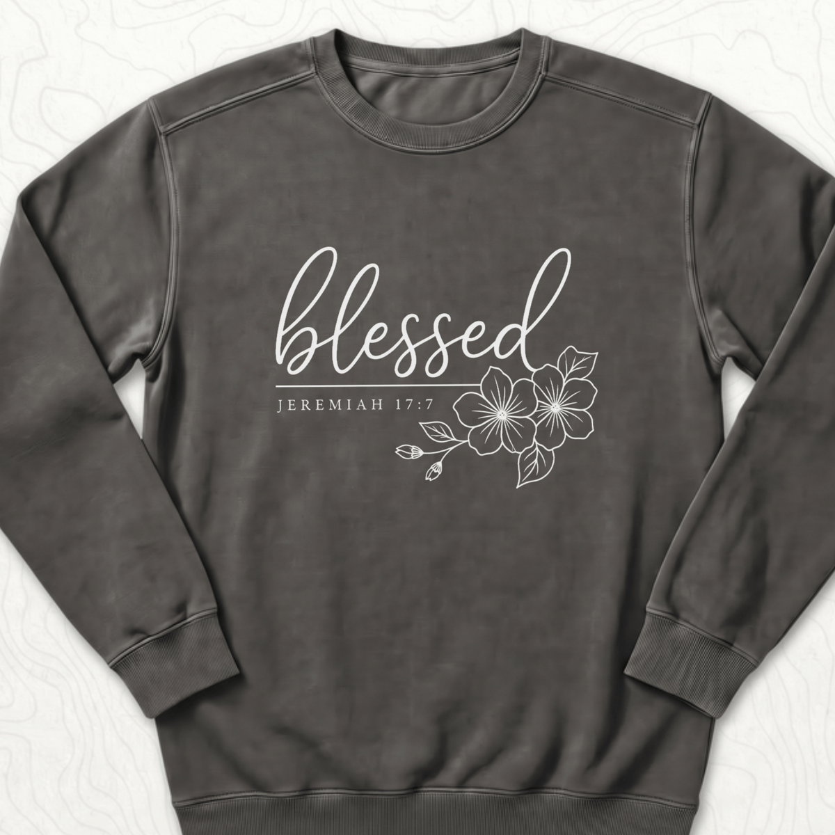 Blessed Jeremiah Sweatshirt - Pepper