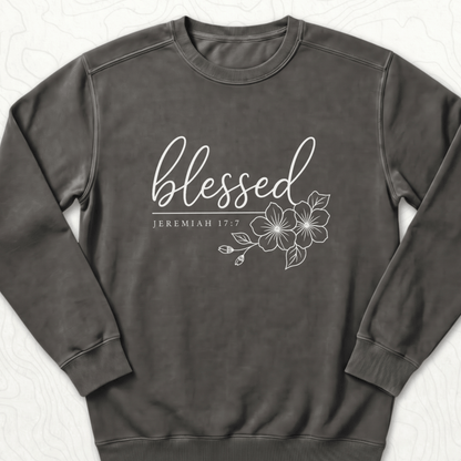 Blessed Jeremiah Sweatshirt - Pepper