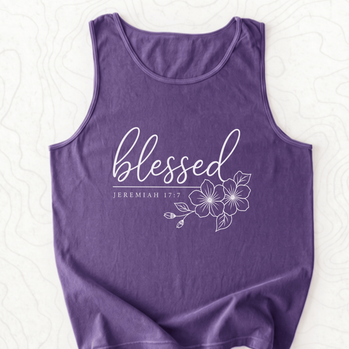 Blessed Jeremiah Tank Top - Grape