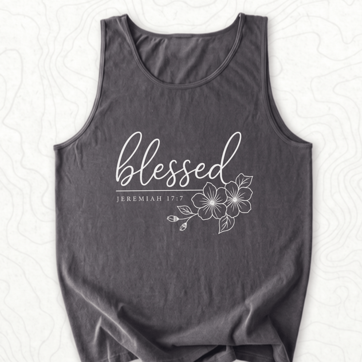 Blessed Jeremiah Tank Top - Pepper