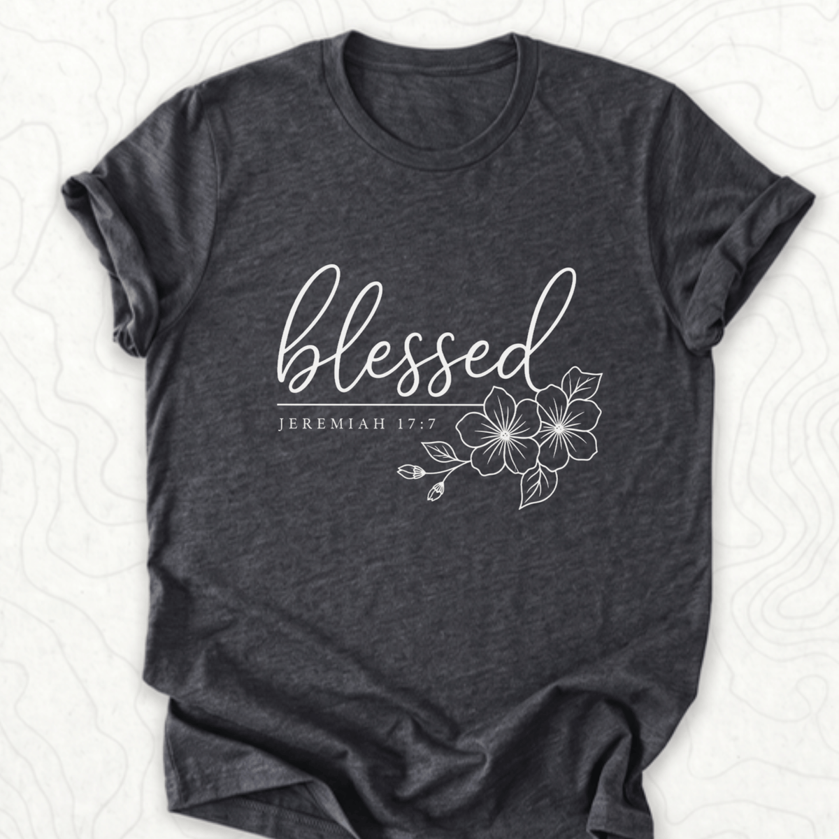 Blessed Jeremiah Tee - Dark Grey Heather