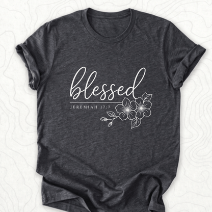 Blessed Jeremiah Tee - Dark Grey Heather