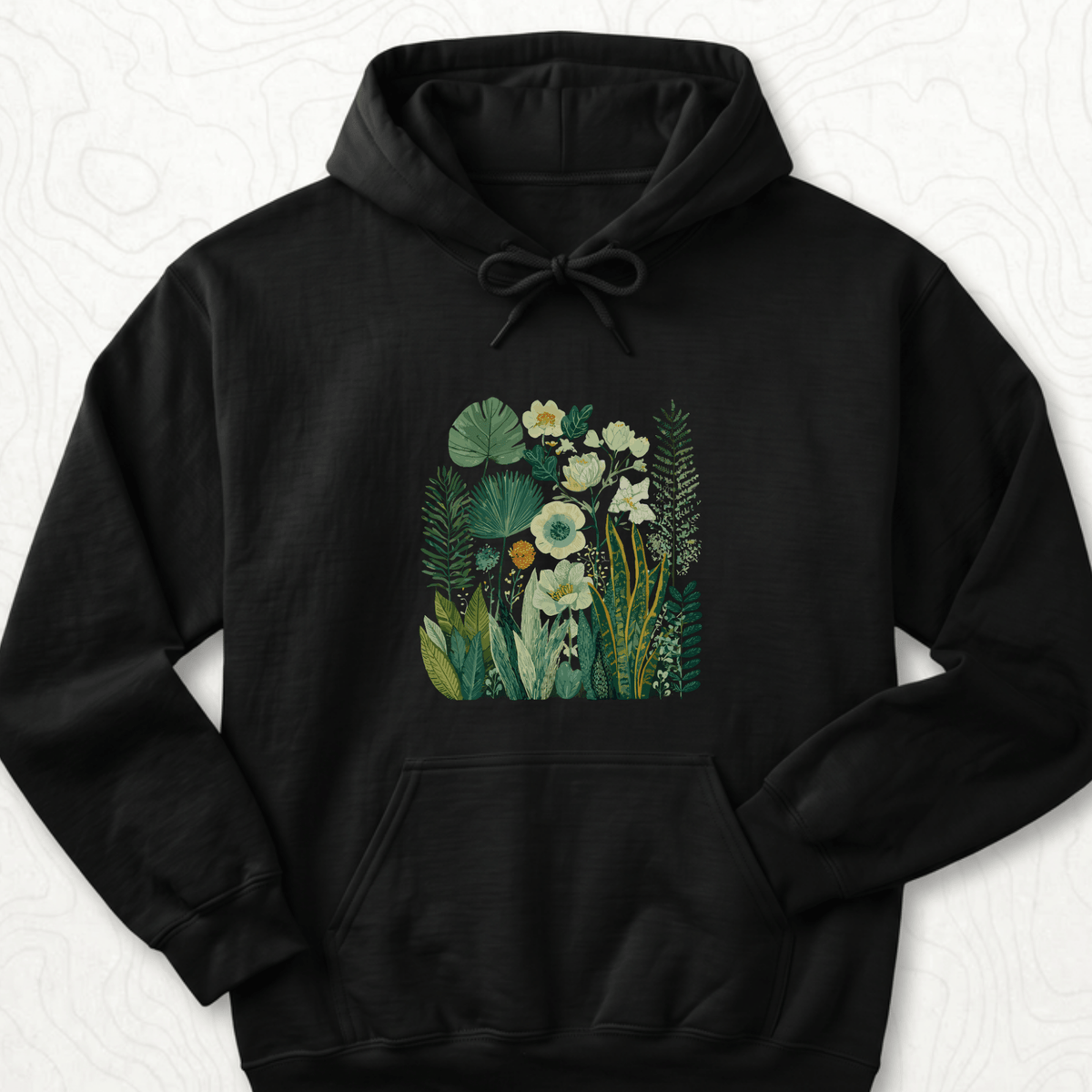 Botanical Garden Hoodie - Black