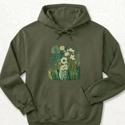 Botanical Garden Hoodie - Military Green