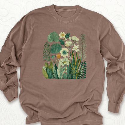Botanical Garden LS T-shirt - Espresso