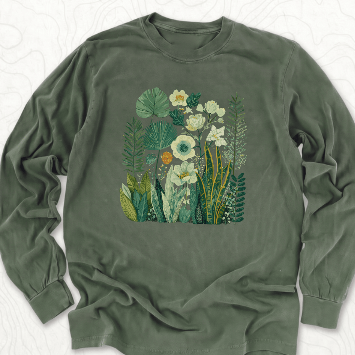 Botanical Garden LS T-shirt - Hemp