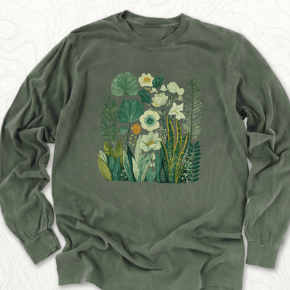 Botanical Garden LS T-shirt - Hemp