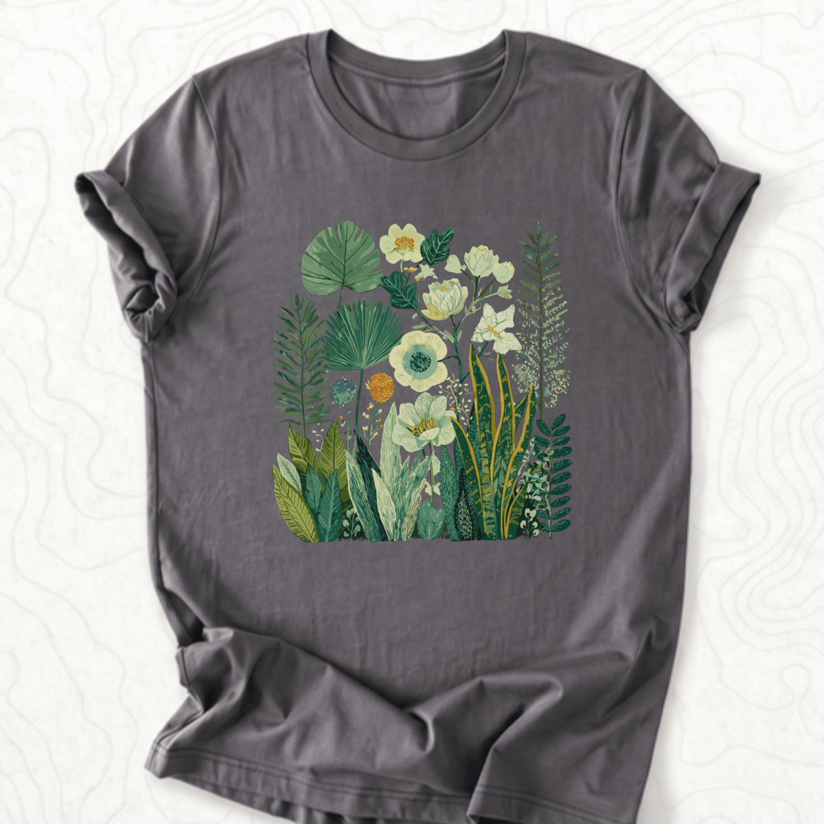 Botanical Garden Tee - Asphalt