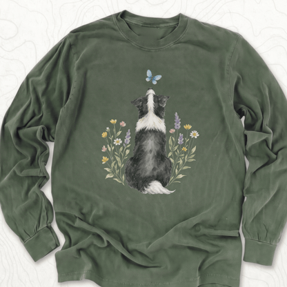 Butterfly Dog LS T-shirt - Hemp