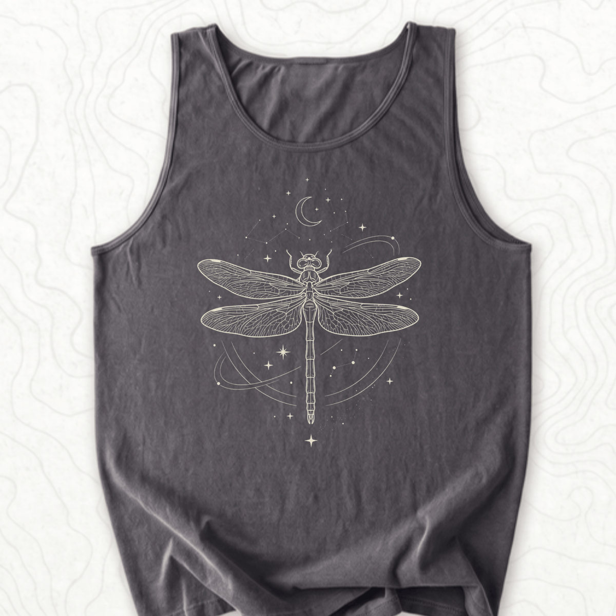 Celestial Dragonfly Tank Top - Pepper