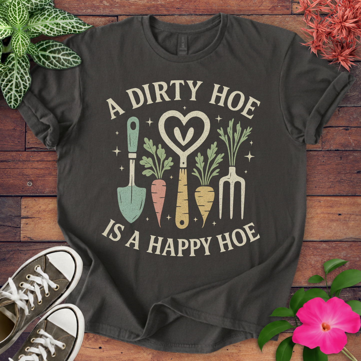 Dirty Hoe Happy Hoe T-shirt