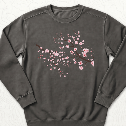 Cherry Blossom Sweatshirt - Pepper