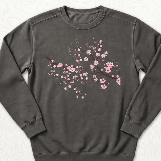 Cherry Blossom Sweatshirt - Pepper