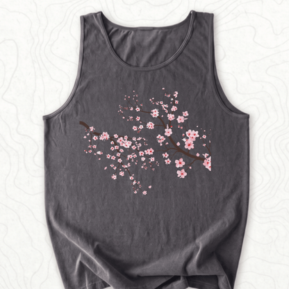 Cherry Blossom Tank Top - Pepper